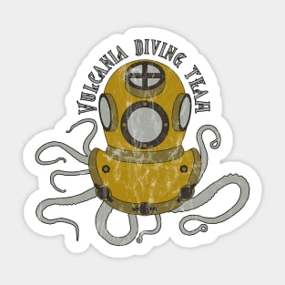 Vulcania Diving Team Vintage Sticker